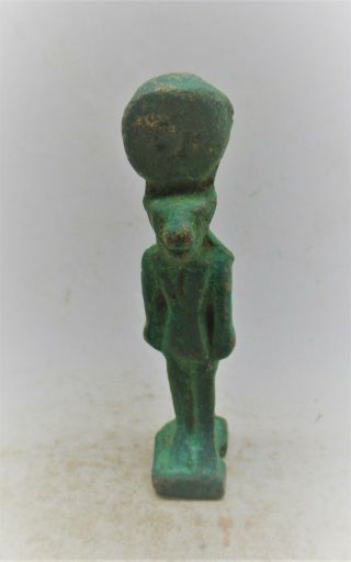 Ancient Egyptian Bronze Figurine Of Sehkmet