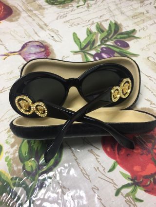 Rare Vintage Gianni Versace Sunglasses Mod 418/c Col 852,  Case