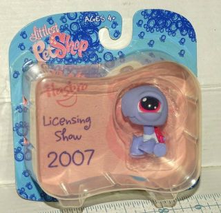 Lps Littlest Pet Shop Rare Licensing Show Purple Turtle 2007 Nrfp