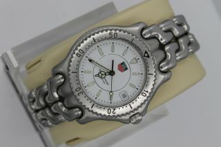 Tag Heuer WG1112.  BA0423 Watch Men ' s SEL SS $1500 Link S/EL White Crystal 3