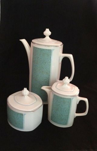 Franciscan Nightingale Coffee Set | Creamer And Sugar | Coffee Pot With Lid |