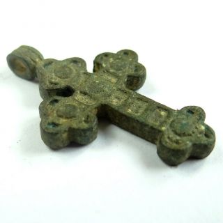 Roman Ancient Artifact Bronze Double Cross
