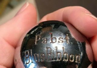 VINTAGE PABST BLUE RIBBON BEER BALL TAP KNOB PABST BREWING CO MILWAUKEE WI 2
