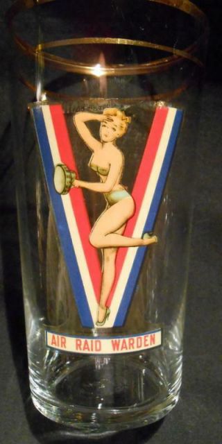 Wwii Pinup Womens Army Civil Defense Corps Air Raid Warden V For Victory Tumbler
