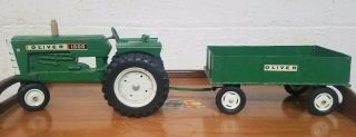 Vintage Oliver 1800 Front Wheel Assist Toy Tractor & Trailer Htf