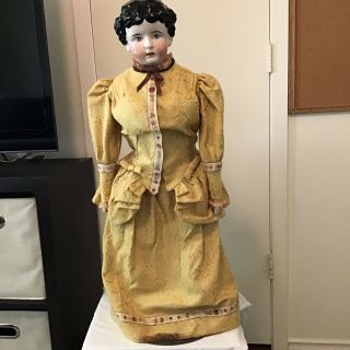Antique German Porcelain Doll Extremely Large 31” Mold 189/14 2