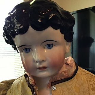 Antique German Porcelain Doll Extremely Large 31” Mold 189/14 3