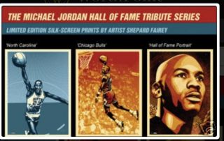 Michael Jordan Shepard Fairey Signed Uda X 3 Print Set 18x24 Rare Ltd.  523