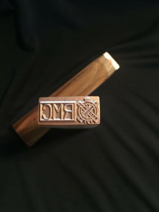 M1 Carbine Rock - Ola Rmc & Crossed Cannon Cartouche Stock Stamp.