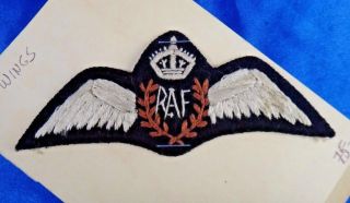 Royal Air Force Raf Wings Embroidered Padded Military Patch