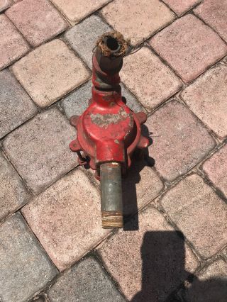 Antique Gas Pump Visi Gauge Sight Glass Complete 10