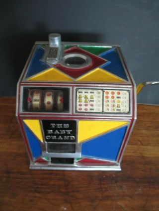 Baby Grand Slot Machine By C&f Nickle - Mighty Rare.