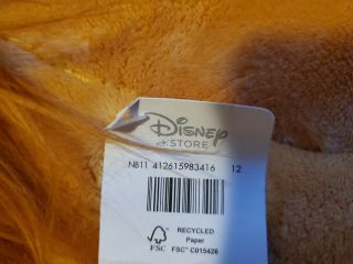 VERY RARE Large Disney Lion King Sitting Mufasa Stuffed Animal Plush NWT 3