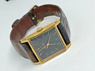 Rare Omega Solid 18 Kt Gold Cal 671 Automatic 24 J Vintage Watch With Omega Band