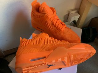 Air Jordan Iv 4 Retro Flyknit Rare Unreleased Orange 10.  5 Authentic No Abloh Mca