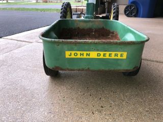 VINTAGE John Deere 4020 Diesel Pedal Tractor W/Trailer 7