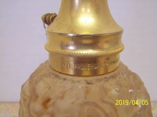 Vintage LALIQUE MOLINARD Atomizer 6 3/8 Rare Nudes frosted glass Signed 3