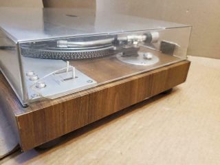 RARE VINTAGE PIONEER PL - 530 TURNTABLE RECORD PLAYER WITH DUST COVER (( 12