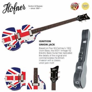 Hofner Limited Edition Union Jack 500/1 Vintage 