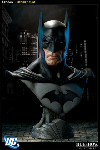 Sideshow Batman Life Size Bust - Rare And Long