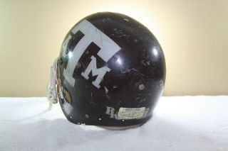 TEXAS A&M Bill Kelley Clear Shell Vtg Game Worn Football Helmet 1982 7 5/8 5