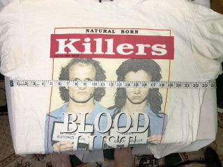 Vintage Natural Born Killers Shirt XL 1994 Oliver Stone NIN RATM Prom 9