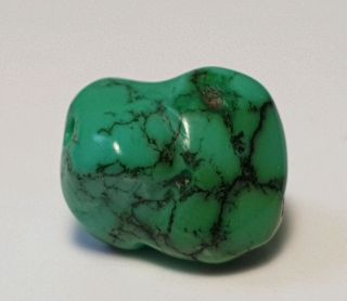 Rare Antique Tibetan Natural Small Turquoise Bead