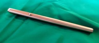 Vintage Montblanc Classic Triple Star Brushed Steel Rollerball Writing Pen