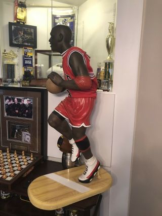 Michael Jordan 3’ Statue Rare,  try and find another in this 3