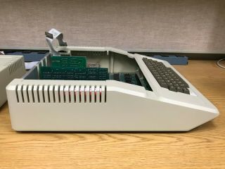 Vintage Apple II,  Computer A2S1048 w/ Disk Drive,  Microsoft RAM card 7