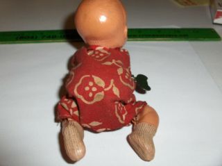 Vintage Wind Up Crawling Baby Doll,  5 1/2 Long By 2 1/2 - - To US 5