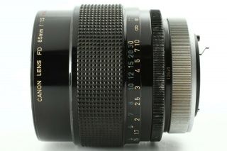 【RARE Very Good】 Canon FD S.  S.  C.  85mm F/1.  2 Aspherical Lens SSC From Japan 557 6