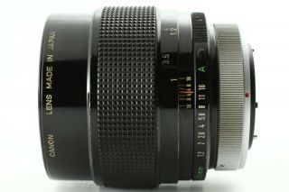 【RARE Very Good】 Canon FD S.  S.  C.  85mm F/1.  2 Aspherical Lens SSC From Japan 557 8