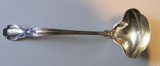 Gorham Chantilly Sterling Silver Soup Ladle 10 3/4 " Solid No Mono Old Mark