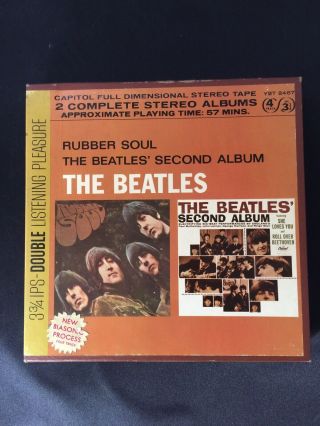 Rubber Soul The Beatles Rare Vintage Reel To Reel Tape