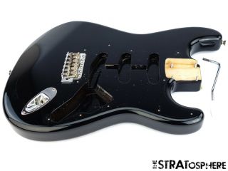 Vintage 68 Ri Fender Stratocaster Strat Body & Hardware Guitar Parts Black