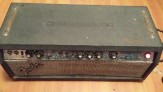 Vintage power amplifier tube guitar fender Bassman 70 5