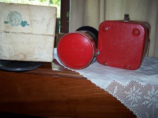 Vintage Red Coleman 1968 200A Lantern,  Metal Case / Accessories & box 9