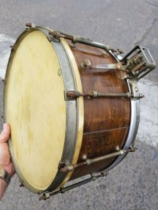 Vintage Ludwig Snare Drum Wood Shell Ludwig