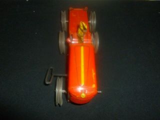Vintage: 1940s - 50 ' s MARX Tin Litho 6 Wheel TRACTOR CATERPILLAR Windup Toy/Works 3