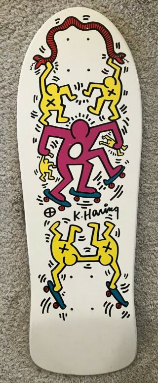 Keith Haring 1986 Rare Skateboard Nyc Skateboards