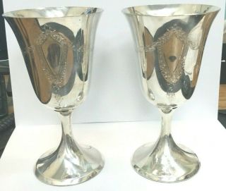 Stieff Betsy Patterson Sterling Wine/water Cups 801 Goblets