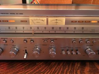 Vintage Pioneer SX - 1050 AM/FM Stereo Receiver Home Audio 1970 ' s 120 Watts 4