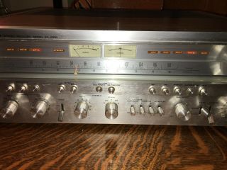 Vintage Pioneer SX - 1050 AM/FM Stereo Receiver Home Audio 1970 ' s 120 Watts 6