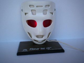 Friday The 13th Paramount Promotional Lamp Vintage Store Display Jason Mask