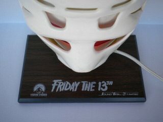 Friday the 13th Paramount Promotional Lamp Vintage Store Display Jason Mask 2