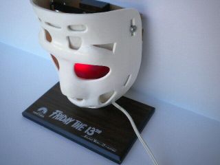 Friday the 13th Paramount Promotional Lamp Vintage Store Display Jason Mask 5