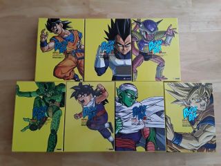Rare - Usa - Dragon Ball Z - Dbz - Dragon Box - Complete Anime Dvd Set Vol.  1 - 7
