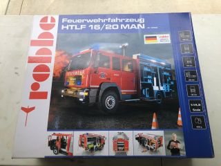 Robbe 3303 Fire Truck Kit Feuerwehrfahrzeug Htlf 16/20 Man Vintage