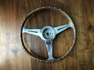 Vintage Nardi Steering Wheel Unrestored 400mm Rivets Price Cut